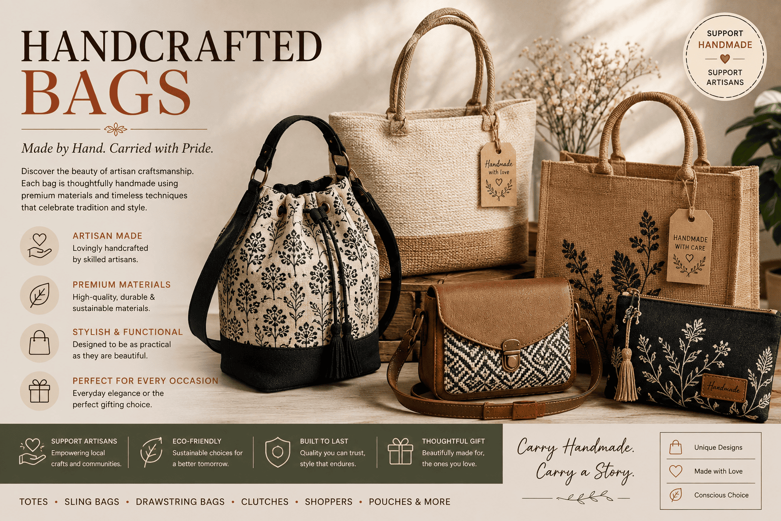 Handcrafted Bags by CTRLprint