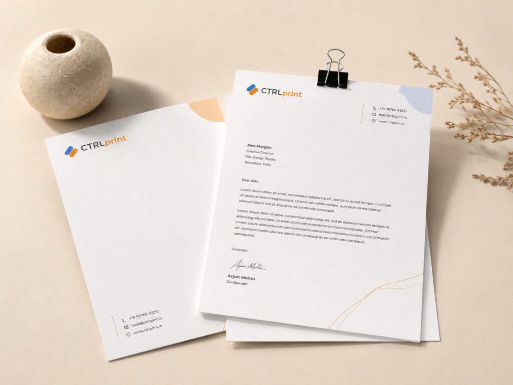 Letterhead Printing by CTRLprint